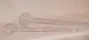 Tupperware Sheerly Elegant Salad Serving Tongs Set Clear New