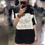 ADIDAS ORIGINAL OUTLINE TEE 短袖 五分袖 上衣 黑白/藍白