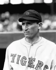 Victor G Sorrell of the Detroit Tigers in 1928 Baseball Old Photo
