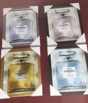 4 PICS SET Chanel pictures home decoration new.