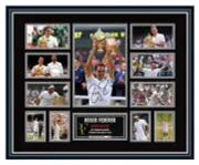 Roger Federer The Grand Master 2017 Wimbledon Champion Signed LE Frame