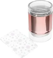 Healvian Silicone Nails Art Template Tool Nail Stamping Plates Manicure Design Tools Butterfly Pattern Stamps for Fingernails