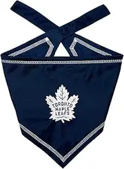 Pets First NHL Toronto Maple Leafs TIE Bandana, Size Small/Medium. Dog Bandana Scarf Bib for Pet Cat Dog. The Ultimate Game-Day, Party Bandana