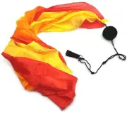 Belly Dance Ball Poi Streamers Silk Veil with Poi Ball Swing Belly Dance Bell...