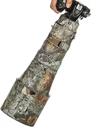 CHASING BIRDS Camouflage Waterproof Lens Coat for Nikon AF-S 400mm F2.8 E FL ED VR Rainproof Lens Protective Cover (Forest Camouflage, with 1.7X TC (TC-17E II))