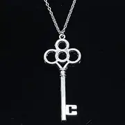 [ZOJK] Necklace 67Mm Key Necklace Pendants Short Long Women Men Colar Choker Jewelry Gift