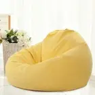 Bean Bag Chair Bags Large Cover Seat Sofa Lazy Couch Lounger Filling Cloth Refil