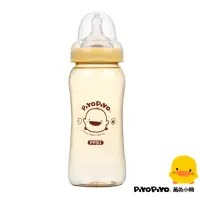 在飛比找momo購物網優惠-【Piyo Piyo 黃色小鴨】媽咪乳感PPSU寬口奶瓶(3