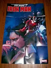 Tony Stark Iron Man Promo Poster 24" x 36" Marvel 2018 Alexander Lozano