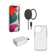 Zagg Premium 15W Wireless Charger/Case/Screen Protector Set For iPhone 13 Mini