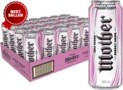 MOTHER ENERGY Drink Zero Sugar Razzle Berry 24 X 500Ml | FREESHIPPING