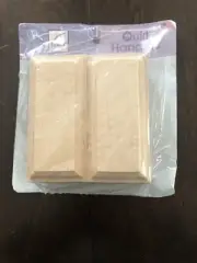 June Tailor Wooden Quilt Hangers Made In USA NIP 2 In Package 3.5”