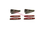 453Brabus Style Metall Emblem Abzeichen Logo Fußmatten Set Smart Forfour III 453