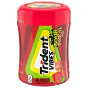 SOUR PATCH KIDS Redberry Sugar Free Gum, 40 Pieces