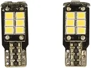 AUTO-STYLE HL517 T-10 LED Bulbs, White, 12 V, Set of 2