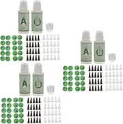 Sosoport 3 Sets Hydroponic Growing Kit Plant Growing Baskets Micro Container Hydroponic Pots Indoor Gardening Supplies