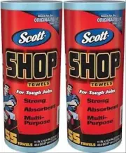 Scott Shop Towels Multi Purpose Cleaning Wipes 2 Pack 110 Towels