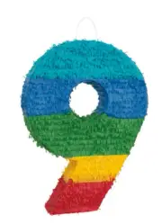 Pinata Numeral Number 9 (Pk 1)