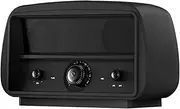 JY-68 BT Wirel Speaker FM Radio Subwoofer 1500mAh Sound Bar Stereo Music Player Clock Stereo Bass Surround Sound Box 3.5mm o TF Port for PC Laptop Phone Tablet MP3 MP4 Black