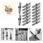 16 Pcs Rock Splitting Wedges, 5/8'' Wedge and Feather Shims, Heavy Duty Chise...
