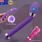 Powerful Vibrator G Spot Anal Nipple Clitoris Massager Stimulator Dildo Sex Toys