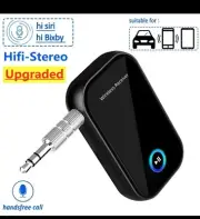 Car Bluetooth 5.0 Aux Adapter 3.5mm Jack Noise Reduction With Rca Cable Bundle