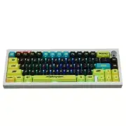 Cyberpunk Side Transparent Mechanical Keycaps 130 Keys PBT Thermal Sublimation