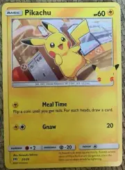 1x Pokemon Pikachu 25/25 NON-HOLO 25th Anniversary Mcdonalds Promo 2021 Card x1