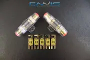 4 6 8 10 GAUGE MINI ANL FUSE HOLDERS (2) W (5) 60 AMP FUSES AFC MIDI FUSES HIGH