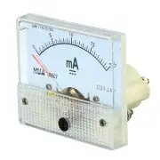 Analog Panel Ammeter, 85C1 Ampere Meter Current Tester for Office(DC 0-20mA)