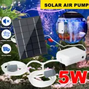 Portable Solar Air Pump Kit Oxygen Water Aerator for Outdoor Pool Pond Fish Tank