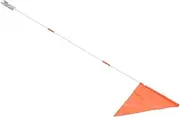 Happyyami High Visibility Bike Flag Pack Child Cycling Safety Flag Pole Mounting Clip Random Colors