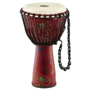 Meinl Percussion Journey Series Rope Tuned Fiberglass Djembe 10-Inch Pharaoh's