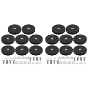 16Pack Rubber Coated Magnet Neodymium Magnet Base with Rubber Coating Ø5300