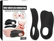[Generic] Arch Support Inserts - Half Arch Insoles Support Correction,Plantar Insoles Arch Support 3/4 Inserts Orthotics Shoe Inserts for X/Legs Correction