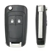 2-Button Folding Key Housing Replacement Folding Key For Opel Astra J Corsa E For Opel Mokka 2013-2016 Zafira C 2012-2016