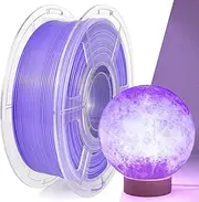 IEMAI PETG Filament 1.75mm, High-Speed 3D Printer Filament for 30-600mm/s Fast Printing, Color Change Purple to White Gradient Filament, Translucent PETG Filament 1kg(2.2lbs) Spool