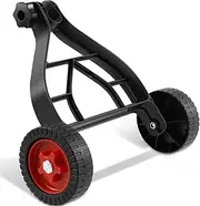 Lawn Mower Support Wheel, Adjustable Weed Trimmer Auxiliary Wheel, Universal Grass Trimmer Holder Wheel Lawn Mower Accessories for Most Backpack Lawn Mower with 0.98-1.1inch Shaft Tube
