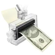 Money Printer Magic Prop Trick Dollar Maker Bill Printing Machine Kid Toy