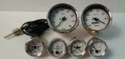 Smiths Replica 52mm Kit Temp + Oil + Fuel+ Amp Gauge+Speedometer+Tachometer