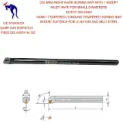 Boring Bar 6mm with free 1 Tungaloy Insert chatter free finish CCMT06 JAPAN MADE