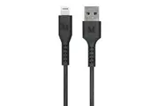 Monster 2M MFI-Certified Lightning to USB-A Charging Sync Cable For iPhone BLK