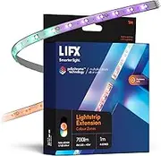 LIFX Lightstrip Extension, 1m. Wi-Fi Smart LED Color Zones Light Strip Without Plug (AU/NZ), White (LZ1RGBWAU)