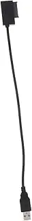 MOLUCKFU 1Pc to USB Adapter Cable for Laptop CD ROM DVD ROM Easy Drive Cable Lightweight and Portable Compatible with Sata Optical Drives