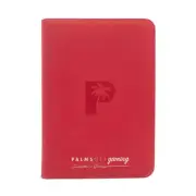 Collector's Series TOP LOADER Zip Binder - Red CLEAR (216 Capacity)
