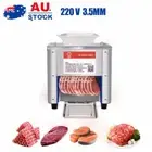 Commercial Meat Slicer 3.5MM Meat Shredding Machine 220V Stainless Steel