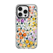 iPhone 16 Pro Clear Case MagSafe Compatible Rainbow Garden