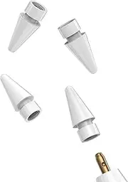 for Apple Pencil 2nd Generation Tips 1st Generation Gen 2 Tip for iPad Ipencil Accessories(4 Pack) Penil Stylus Pen Replacement Nibs for iPad Pro 12.9 Air 9th 10th Tablet Touch Accessory First Gen