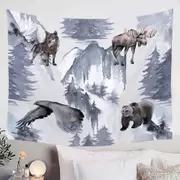 North America Wildlife Animals Tapestry