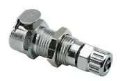 1/4" CPC Type Panel Mount Q.D. w/ Shut-off, Female
